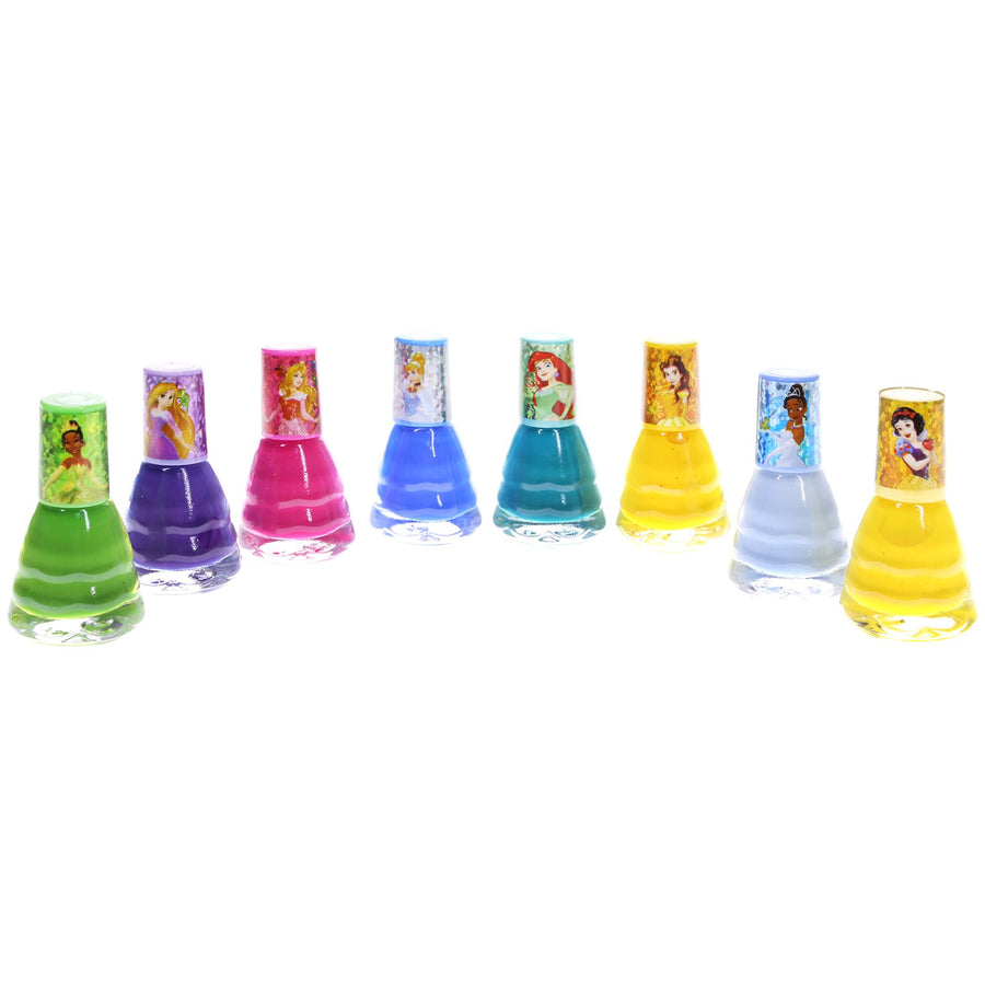 Townleygirl Disney Princess Peel-Off Nail Polish Gift Set for Kids (8), 8Count