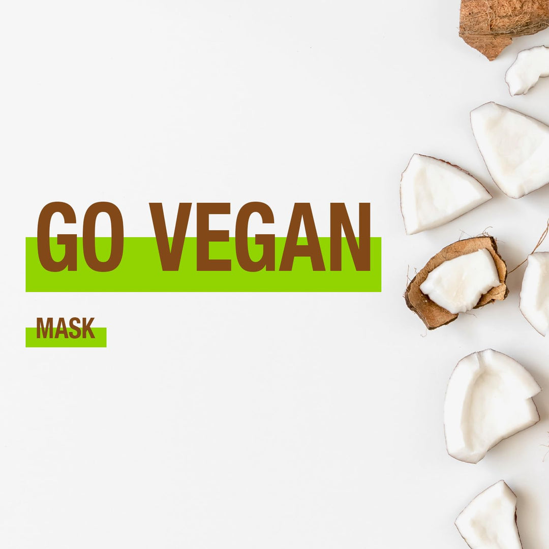 – Go Vegan Hydration and Nutrition Hair Mask, Damaged Hair, Curly Hair Care, Vegan Hair Product, Silicone and Paraben Free, Cruelty Free Haircare for Men and Women (8.8 oz.)