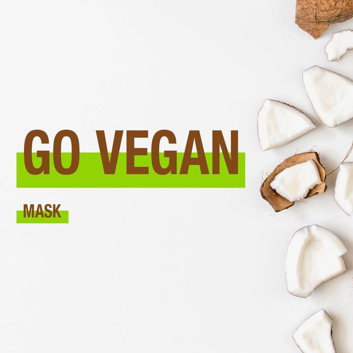 – Go Vegan Hydration and Nutrition Hair Mask, Damaged Hair, Curly Hair Care, Vegan Hair Product, Silicone and Paraben Free, Cruelty Free Haircare for Men and Women (8.8 oz.)