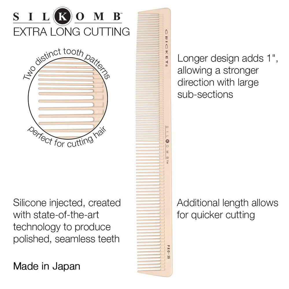Silkomb Seamless Teeth, Pro 35 Extra Long Cutting