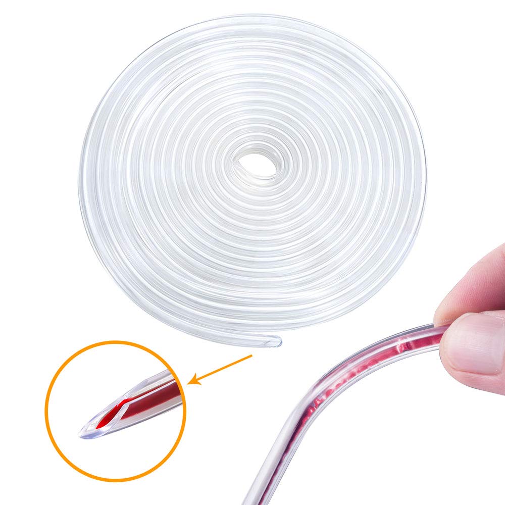 Car Door Edge Protectors,Car Edge Trim Rubber Seal Protector with U Shape Car Protection Door Edge Guard Fit for Most Car (Clear, 16FT)