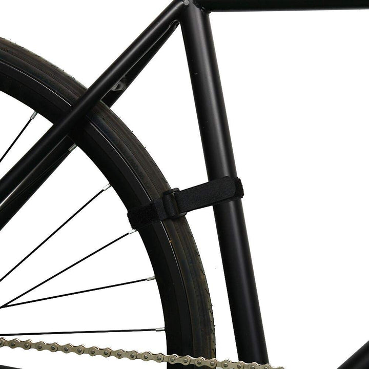 Hook and Loop Cinch Straps Adjustable and Reusable - 10 Pack (18 x 1, Black)