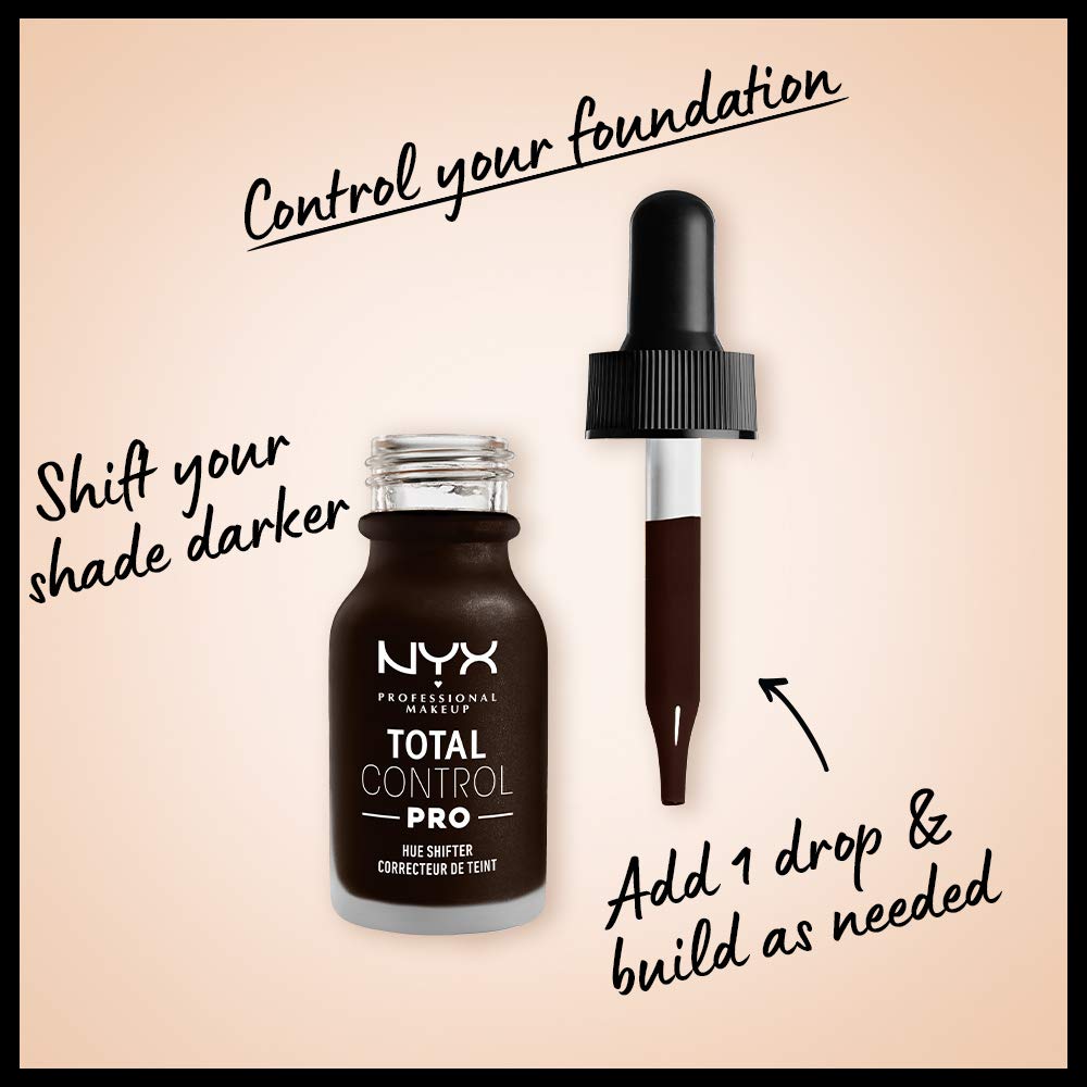 PROFESSIONAL MAKEUP Total Control Pro Drop Foundation Hue Shifter, Dark
