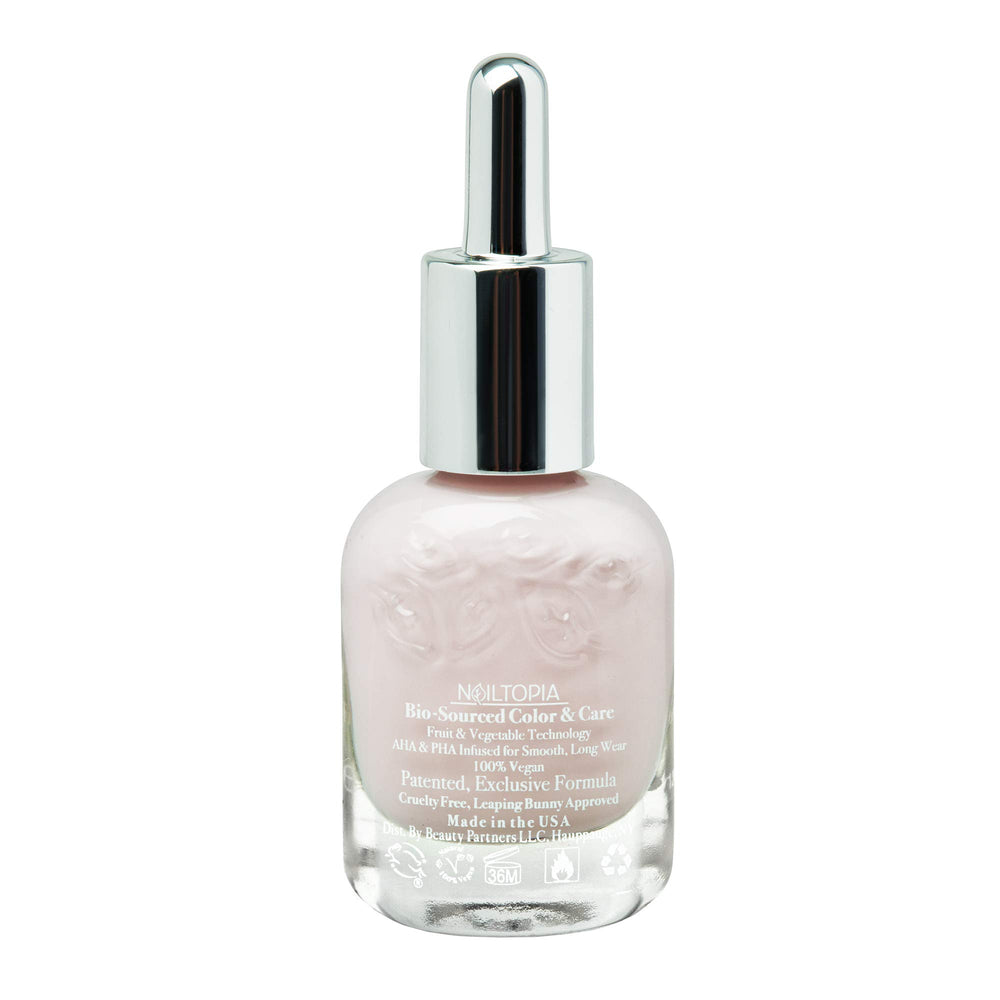 - Plant-Based Chip Free Nail Lacquer - Non Toxic, Bio-Sourced, Long-Lasting, Strengthening Polish - Kissin In The Rain (Light Pastel Pink) - 0.41oz