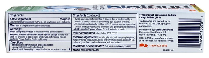Gentle Formula Fluoride Toothpaste; Gentle Mint; 4.3 Oz