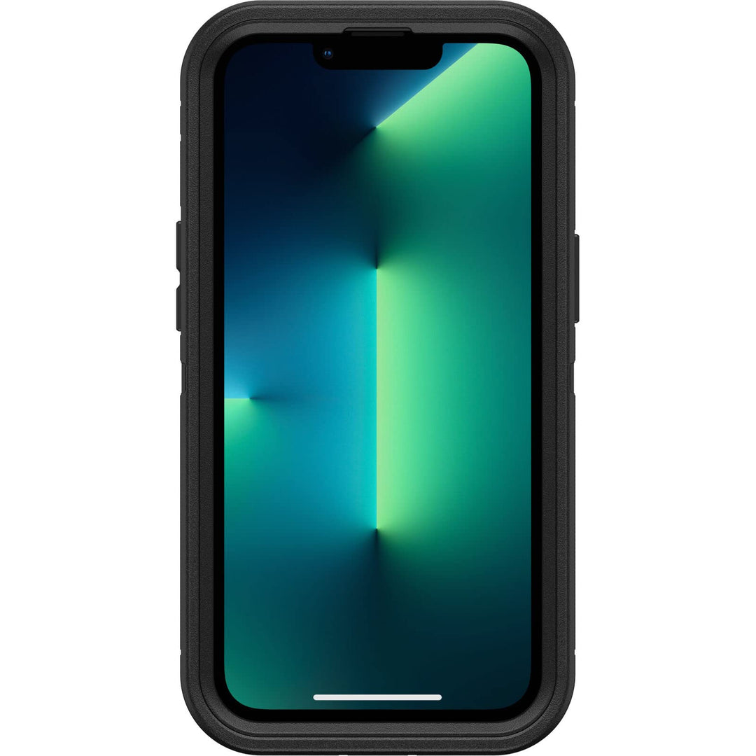 iPhone 13 Pro (ONLY) Defender Series Case - Fort Blue, Rugged & Durable, with Port Protection, Includes Holster Clip Kickstand