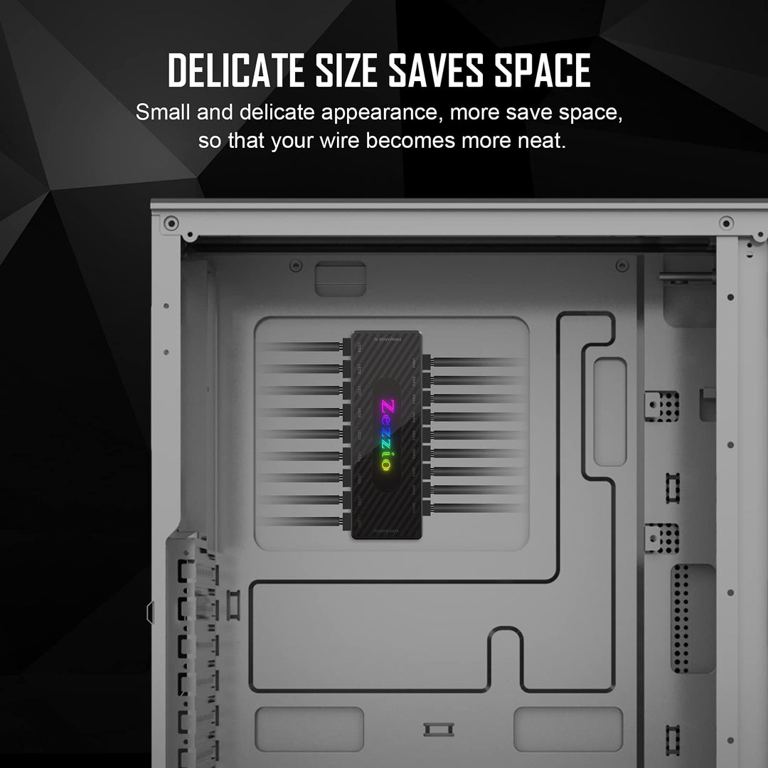 ARGB Fan Hub for Case Cooling Fan 9 Ports