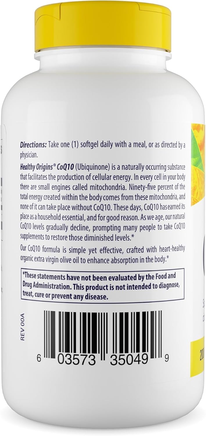 CoQ10 (Kaneka Q10), 300 mg - Heart Health & Energy Supplement - Gluten-Free & Non-GMO Supplements - 150 Softgels