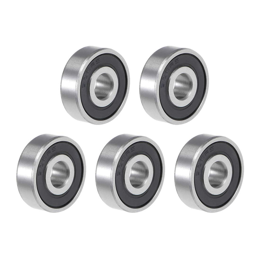626-2RS Deep Groove Ball Bearing 6x19x6mm Double Sealed ABEC-3 Bearings 5-Pack