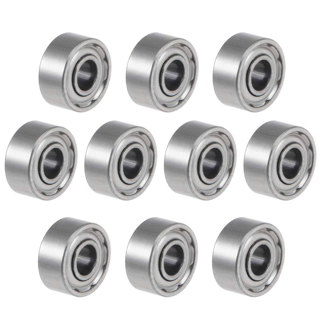 682XZZ Deep Groove Ball Bearings 2.5mm Inner Dia 6mm OD 2.6mm Bore Double Shielded Chrome Steel Z2 10pcs