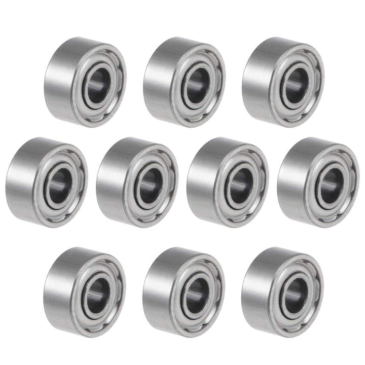 682XZZ Deep Groove Ball Bearings 2.5mm Inner Dia 6mm OD 2.6mm Bore Double Shielded Chrome Steel Z2 10pcs