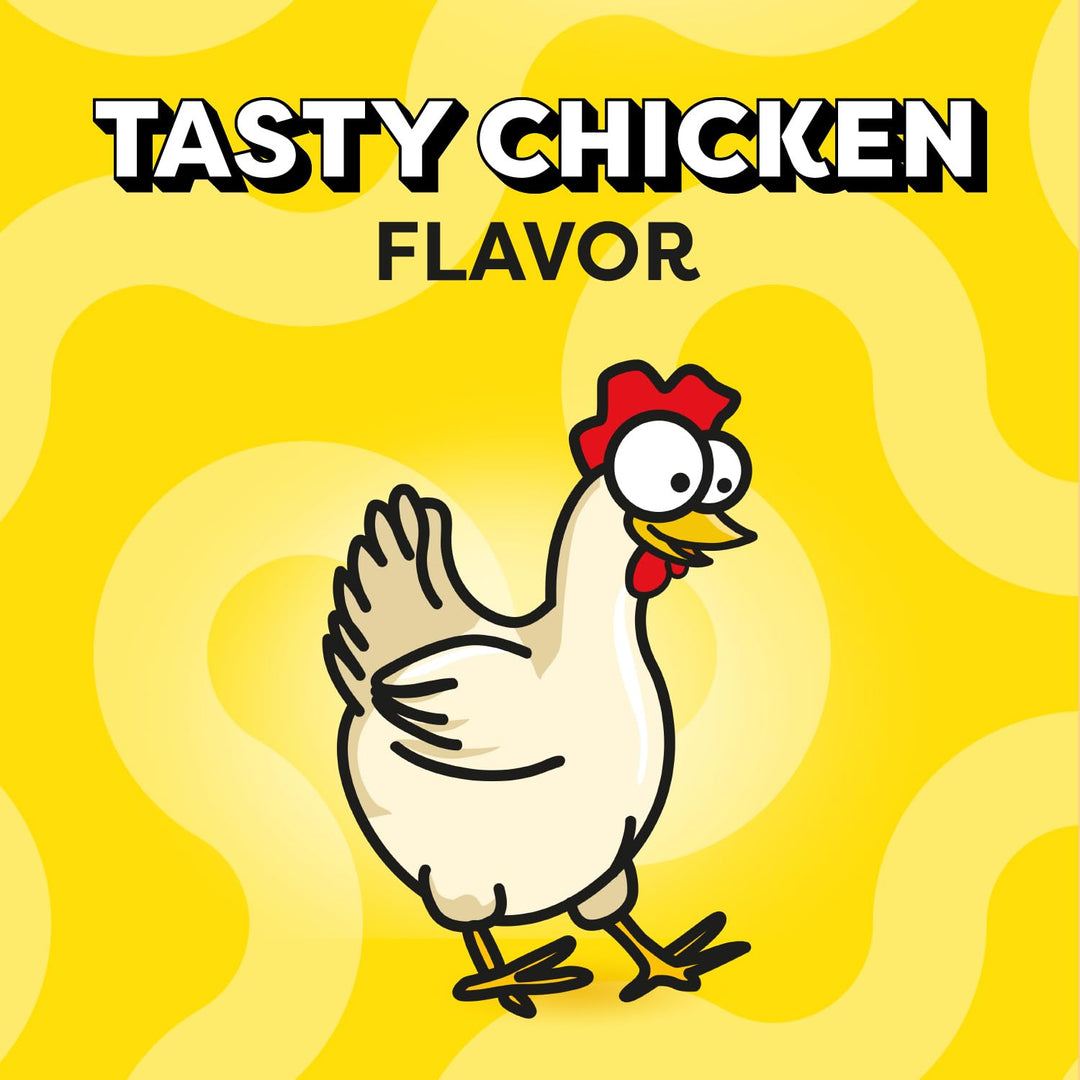 Classic Crunchy and Soft Cat Treats Tasty Chicken Flavor, 6.3 Oz, Pack of 10
