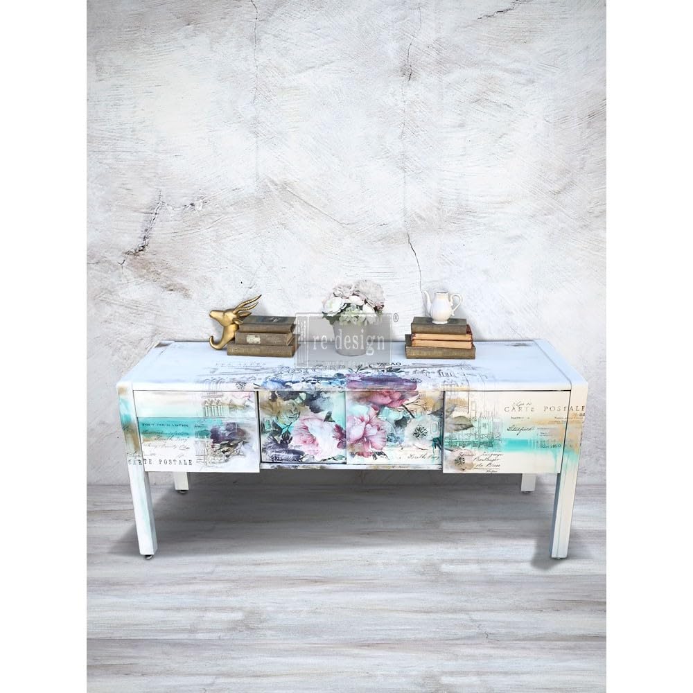 Redesign DÉCOR TRANSFERS® – Imperial Garden Size 44x30, Cut INTO 6 Sheets 655350635534 Rub on Transfer for Wall or Furniture Decoration