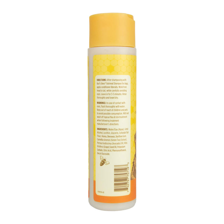 Burt's Bees for Pets Oatmeal Dog Conditioner with Colloidal Oat Flour and Honey, 95% Natural Origin Formulas, Gentle Dog Conditioner, Best Dog Conditioner for Itchy Dogs, 10 oz