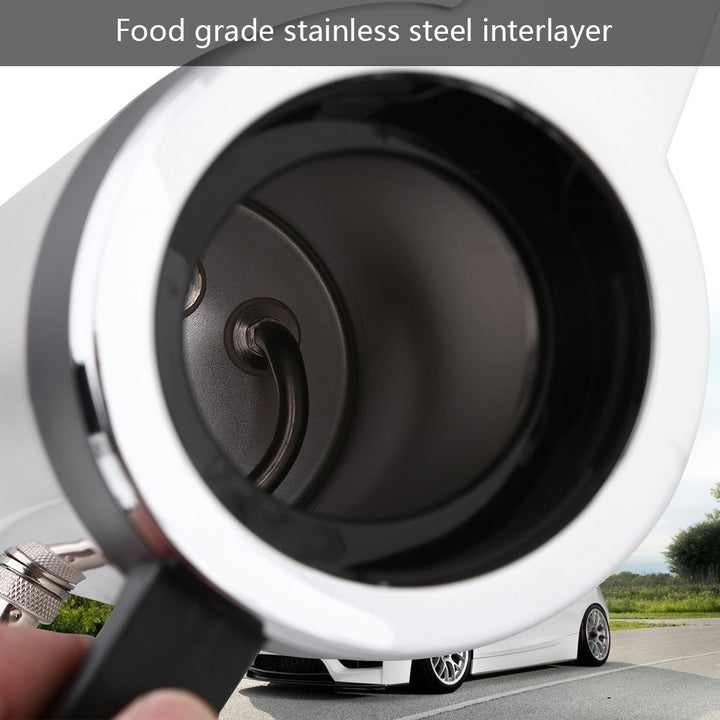 1200ml Car Electric Kettle 12V Hot Water Bottle Stainless Steel Cigarette Lighter Heating Cordless Kettle Mug Electric Travel Thermoses