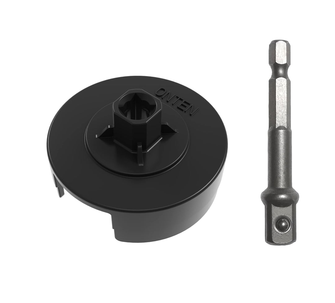 Power Adapter Compatible With Sentro Knitting Machine,Crank Handle Adapter For Knitting,Adapter With Hex Steel Bit Compatible With Sentro 48/40/22 and Jamit,Screwdriver Attachment for Knitting (Black)