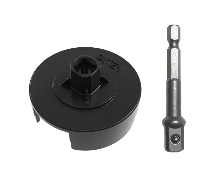 Power Adapter Compatible With Sentro Knitting Machine,Crank Handle Adapter For Knitting,Adapter With Hex Steel Bit Compatible With Sentro 48/40/22 and Jamit,Screwdriver Attachment for Knitting (Black)