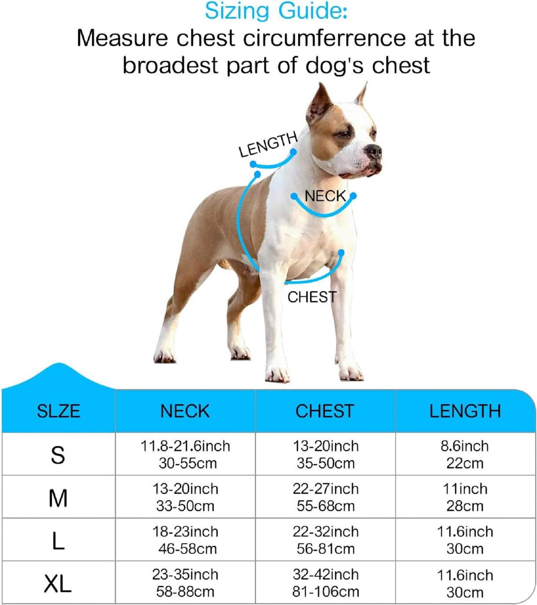 Big Dog Harness No Pull Adjustable Pet Reflective Oxford Soft Vest for Large Dogs Easy Control Harness (L, Black)