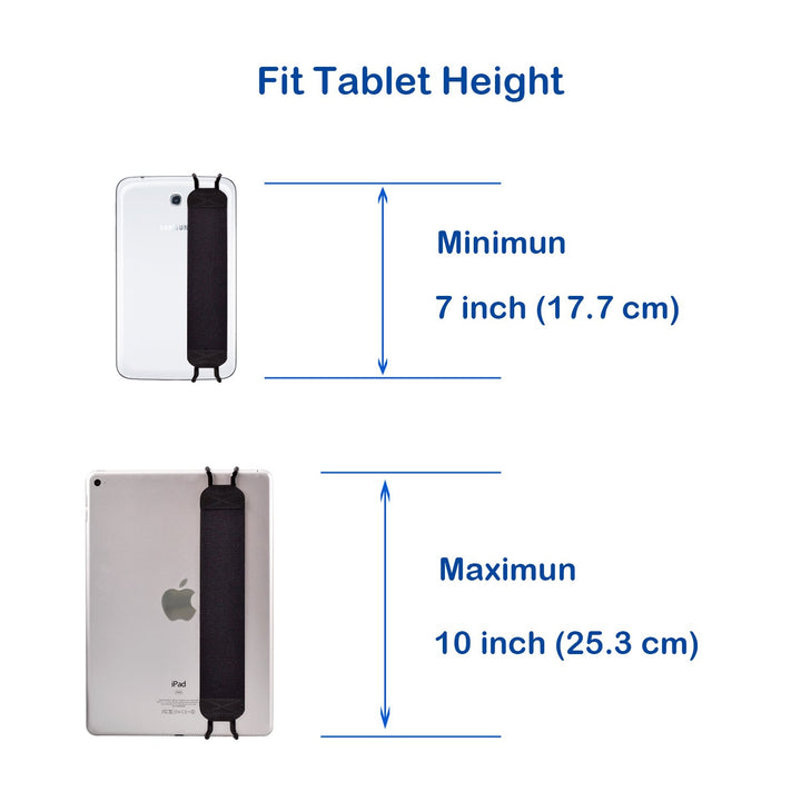 Security Hand Strap Holder for Tablets, iPad, & e-Readers - iPad 10 & 9, iPad Air 5, iPad Mini 6 - iPad Pro 9.7 , Pro 11 - Samsung Galaxy Tab - Google Nexus and More