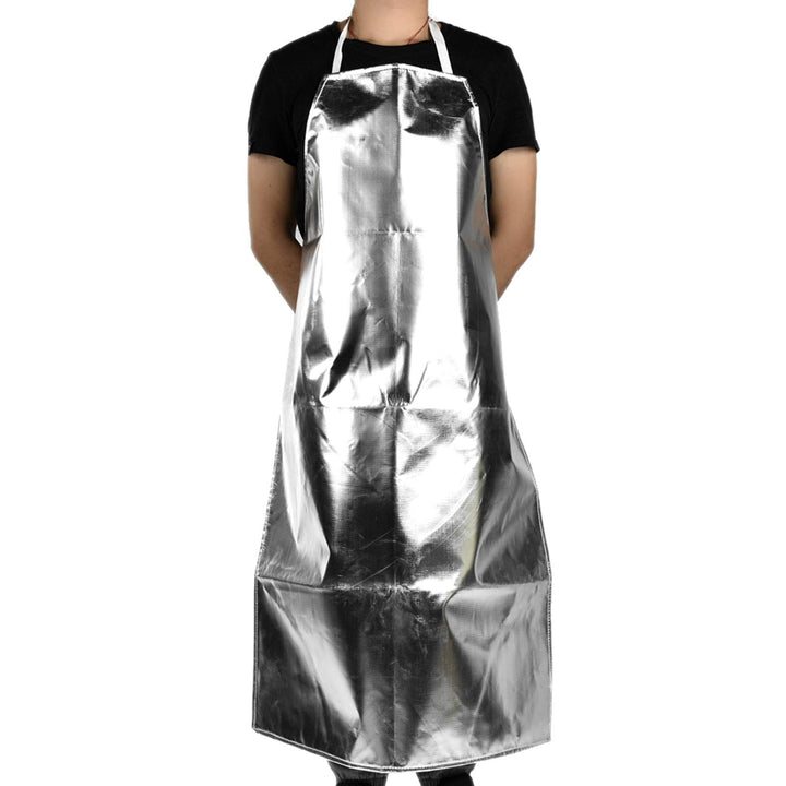 Heat Resistant Apron, Aluminum Foil Apron 1000°C Heat Resistant Apron High Temperature Resistant Working Apron