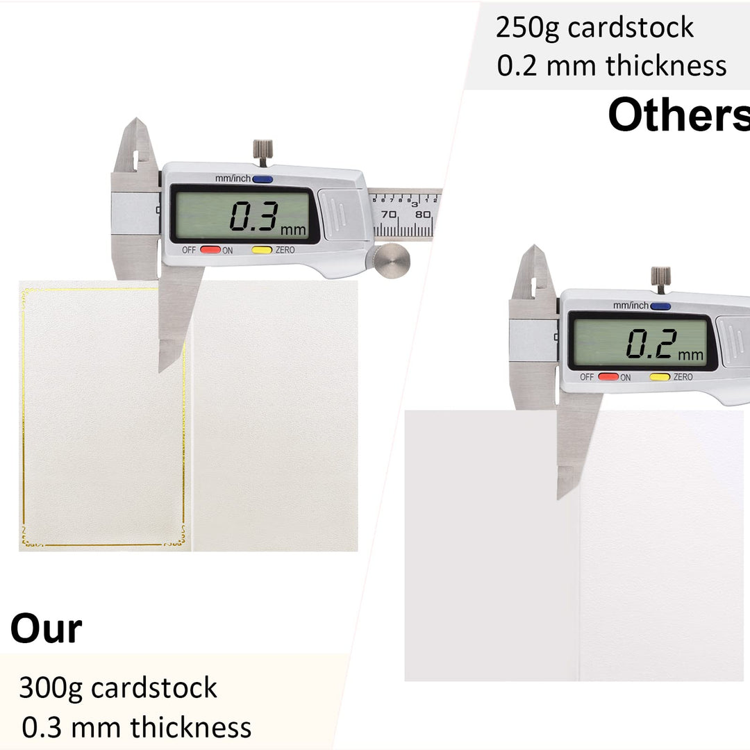 70 Pcs Place Cards Blank Fillable Banquet Seat Card with Gold Foil Frame, Place Cards for Table Setting, Escort Cards, Name Cards, Wedding Place Cards for Wedding, Table, Dinner Parties, 2.5 x 3.75