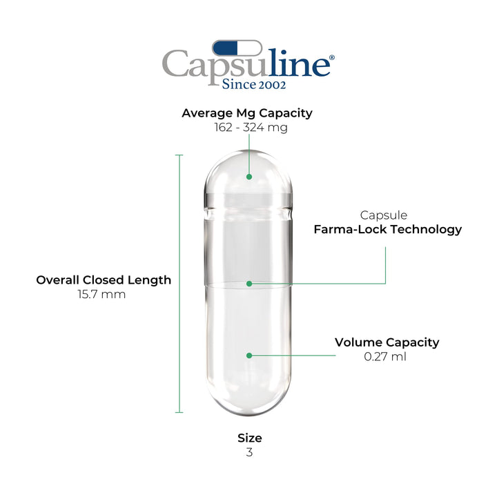 Size 000 Gelatin Empty Capsules, 5000 Count, Empty Gel Pill Capsules, DIY Pure Bovine Pill Capsule Filling, Empty Caps, Kosher, Gluten Free and Non-GMO Certified, Clear