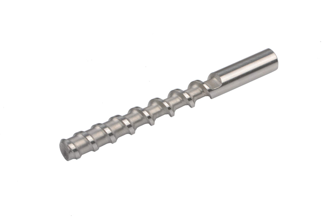 DIY Parts Pellet Feeding Screw Rod and Heat Break Tube Holder for Pellet extruder Large Format 3D Printer Accessories and Particle Blast Cleaning Machine use