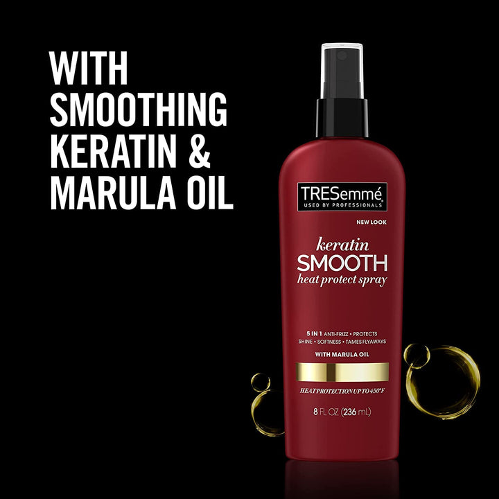 Tresemme Keratin Smooth Flat Iron Smoothing Spray 8 Ounce (235ml) (2 Pack)