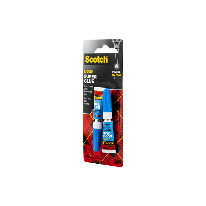 Scotch Super Glue Liquid, .07 oz, 2-Pack, Fast Drying Liquid Formula (AD117)