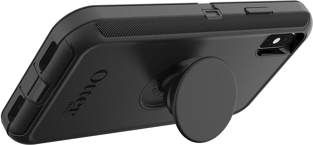 + Pop Defender Series Case for iPhone Xs & iPhone X (NOT Xr/Xs Max) Non-Retail Packaging - Black