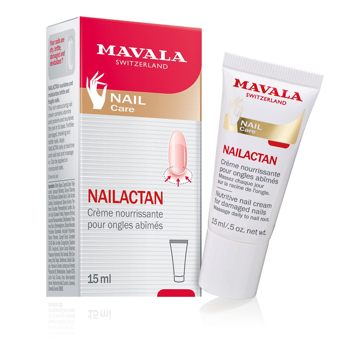 Mavala Nailactan Nourishing Cream for Damaged Nails, 0.5 Ounce (Packaging may vary)