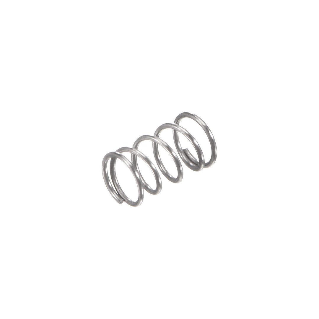 Compression Spring,304 Stainless Steel,3mm OD,0.3mm Wire Size,5mm Compressed Length,3mm Free Length,2N Load Capacity for Home Projects, Silver Tone,10pcs