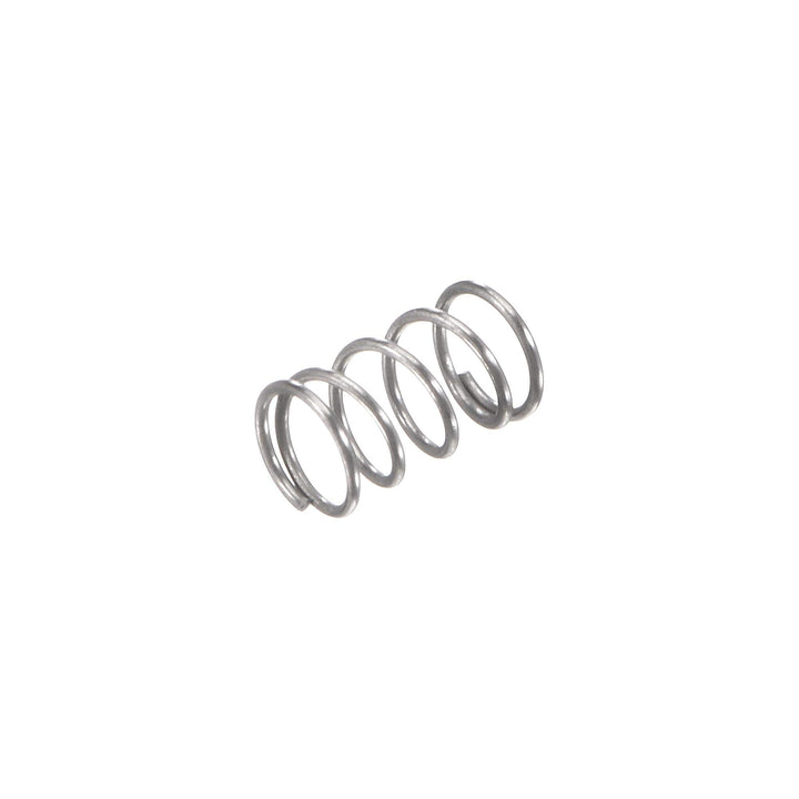 Compression Spring,304 Stainless Steel,3mm OD,0.3mm Wire Size,5mm Compressed Length,3mm Free Length,2N Load Capacity for Home Projects, Silver Tone,10pcs