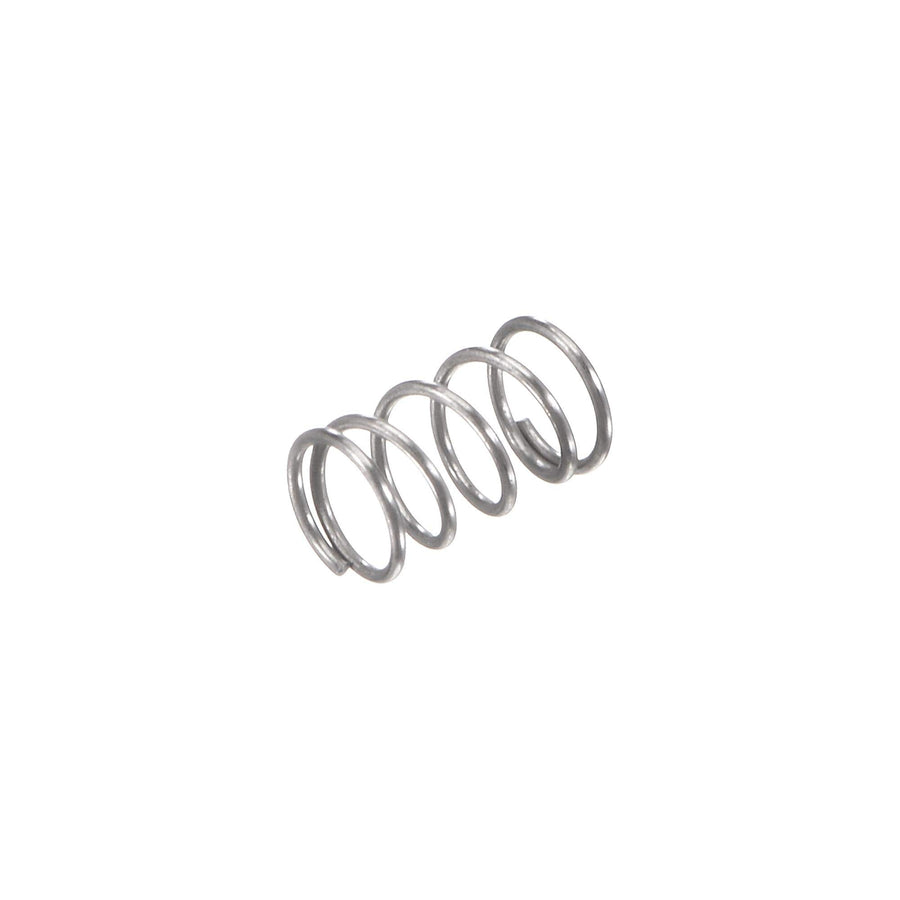 Compression Spring,304 Stainless Steel,3mm OD,0.3mm Wire Size,5mm Compressed Length,3mm Free Length,2N Load Capacity for Home Projects, Silver Tone,10pcs