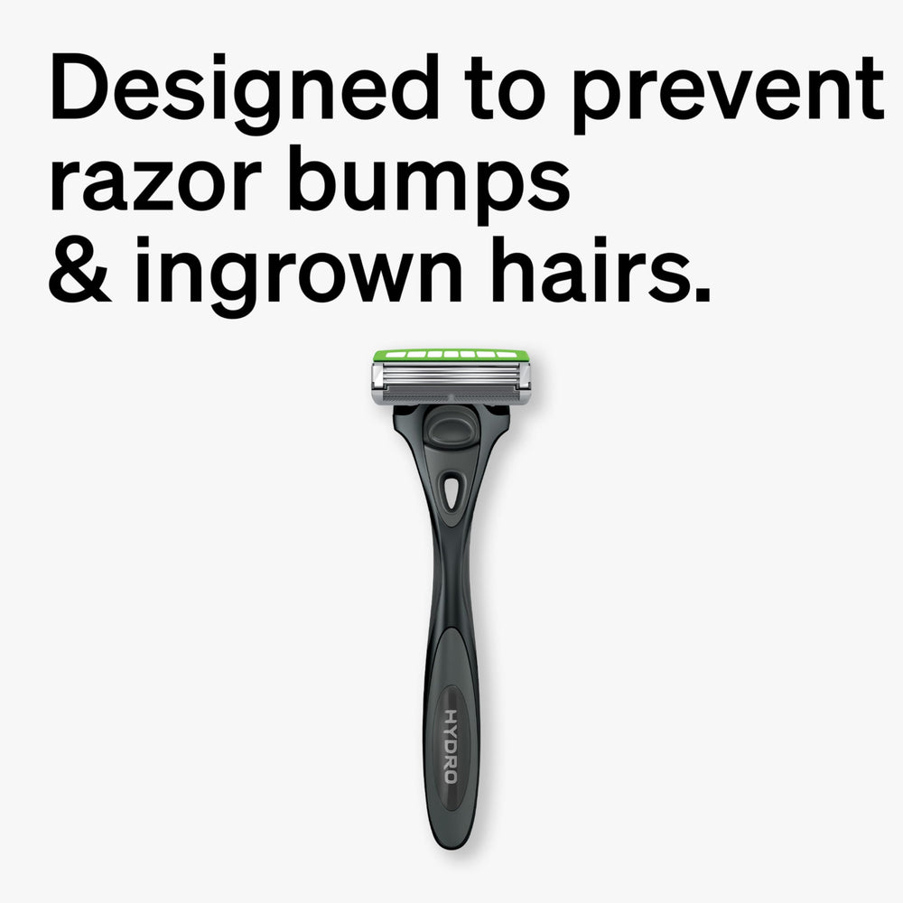 Schick Hydro Skin Comfort Sensitive 3 Blade Razor for Men Handle and 4 Refills, 1 Count