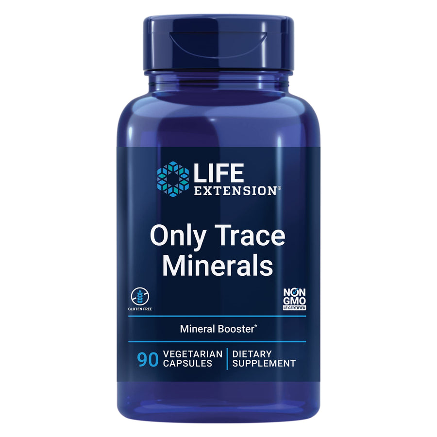 Only Trace Minerals, a Daily dose of zinc, Chromium, Boron, Copper, Manganese, Vanadyl sulfate, Gluten-Free, Non-GMO, Vegetarian, 90 Capsules