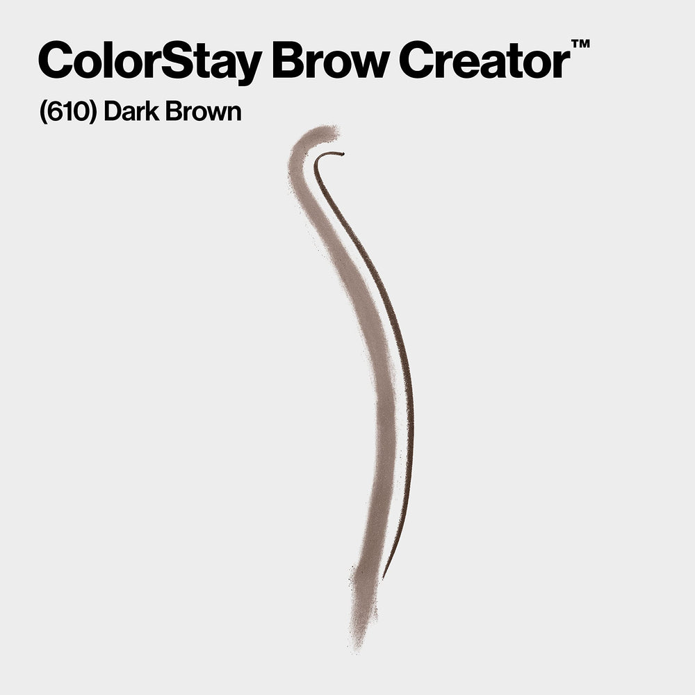 Revlon Colorstay Eyebrow Pencil Creator, Dark Brown, 0.23 Ounce