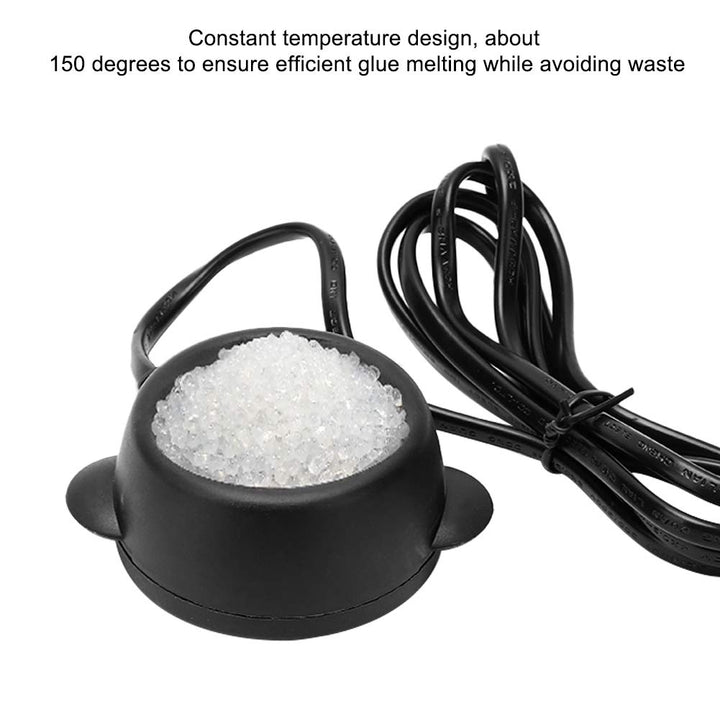 Hair Extension Glue Pot, Mini Constant Temperature Hot Pot Hair Extension Glue Melting Pot Wig Glue Melting Stove(US)