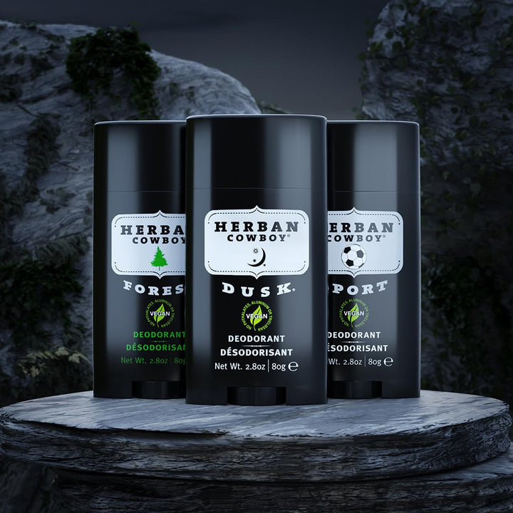 Product Description Men’s Deodorant, Dusk, 2.8 Ounce - Cruelty-Free, Vegan and Plant-Powered Deodorant - Gentle and Non-Greasy Formula