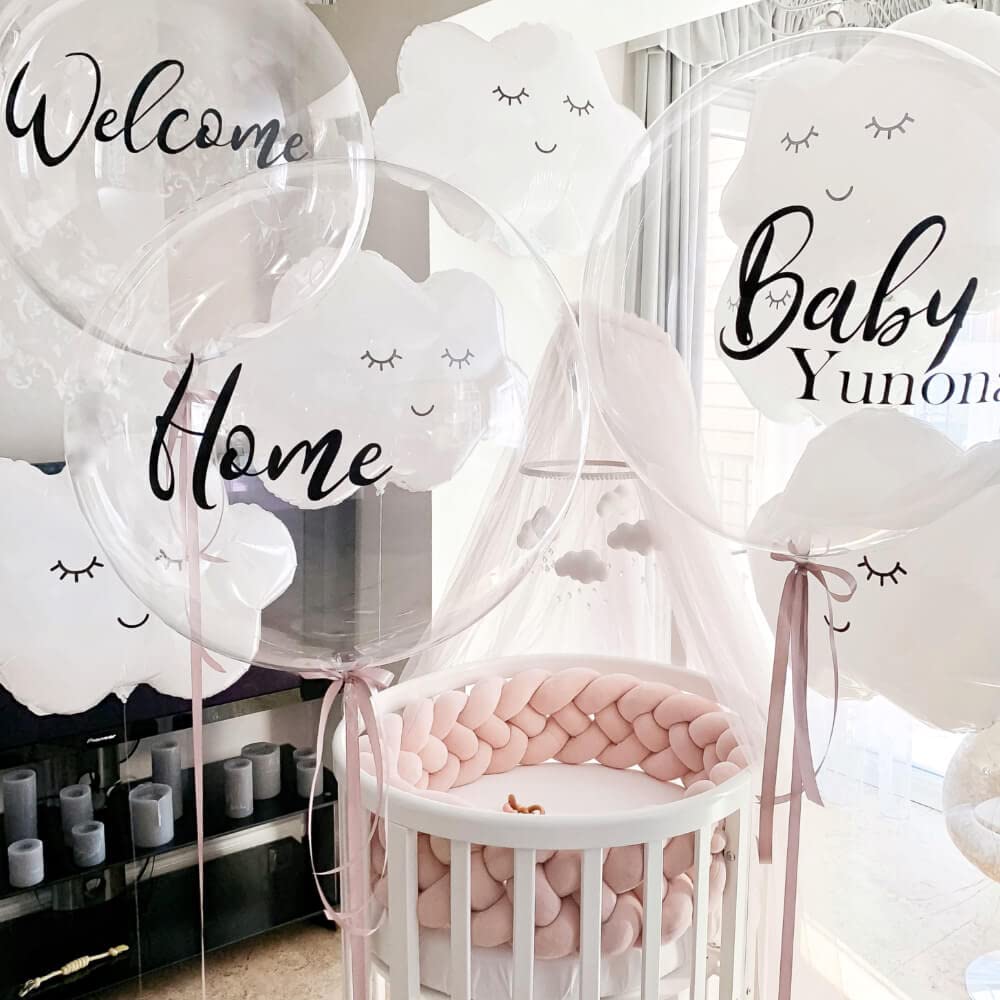 10-Pack 20 Big Transparent Bobo Balloons - Large Clear PVC Bubble Balloons for Birthday, Bridal Shower, Centerpieces, Party Christmas, LED Decorations, Indoor and Outdoor Decoration.