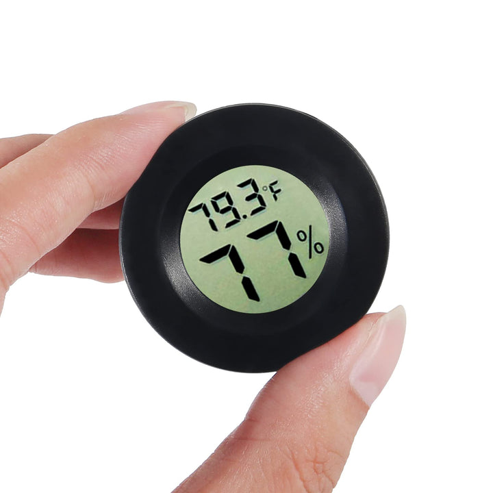 6 PCS Mini Electronic Hygrometer Thermometer Gauge,TPM-10 Digital LCD Monitor Indoor Outdoor Temperature Humidity Meter for Humidors Greenhouse Breeding Container Cellar Baby Rooms, ro