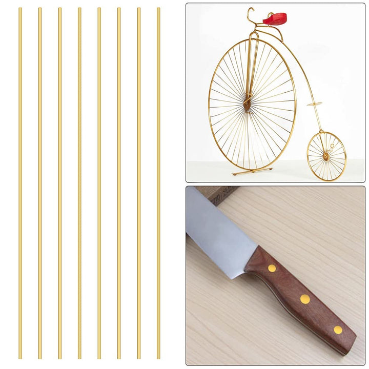 6 PCS 5/32 Brass Rods Brass Round Rod Brass Round Stock Brass Solid Round Rod Lathe Bar Stock 5/32 Inch in Diameter 12 Inch in Length,C27400