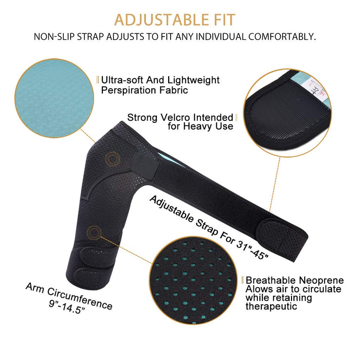 Right Shoulder Brace for Men,Torn Rotator Cuff Support Women Shoulder Stabilizer Brace for Shoulder Pain Relief