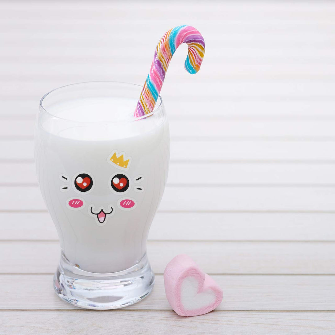 Bluecell 16pcs Cute Cartoon Face Expression Stickers with Eyes Nose Mouth Creative Stationery Sticker for Books Cup Water Bottles DIY Decoration (Face Expression)