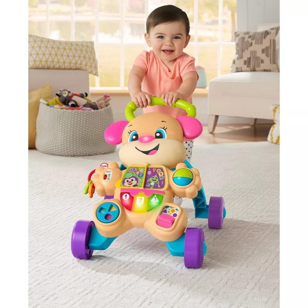 Baby Toy Laugh & Learn Smart Stages Learn with Sis Walker with Music Lights & Activities for Infants Ages 6+ Months