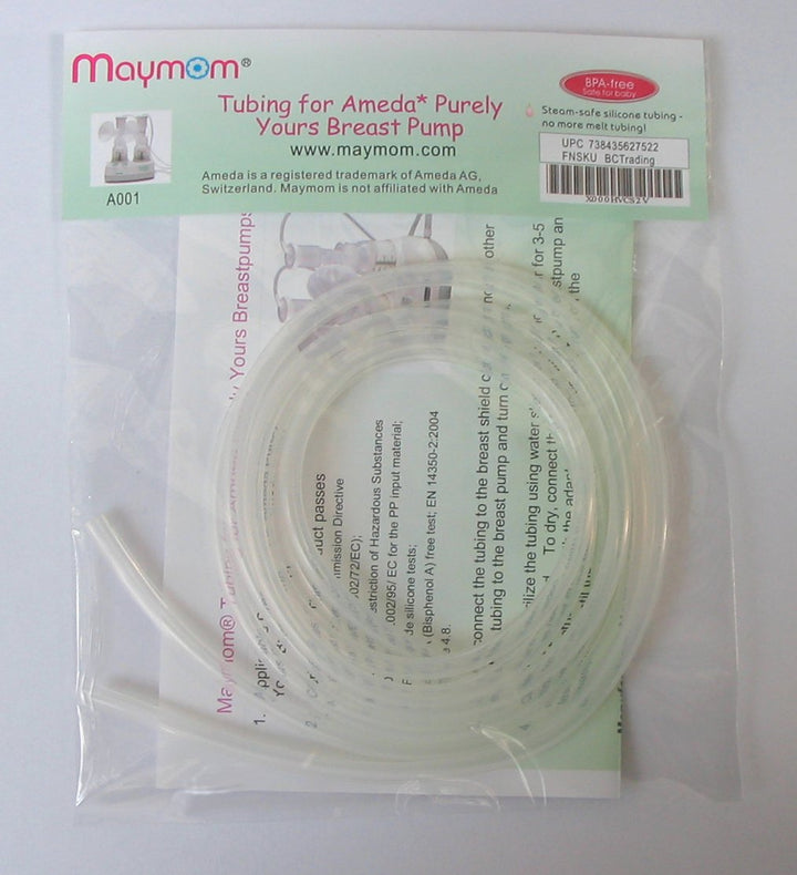 Replacement Tubing for Ameda Purely Yours Breast Pump Retail Pack 2 Tubes/Pack; Made