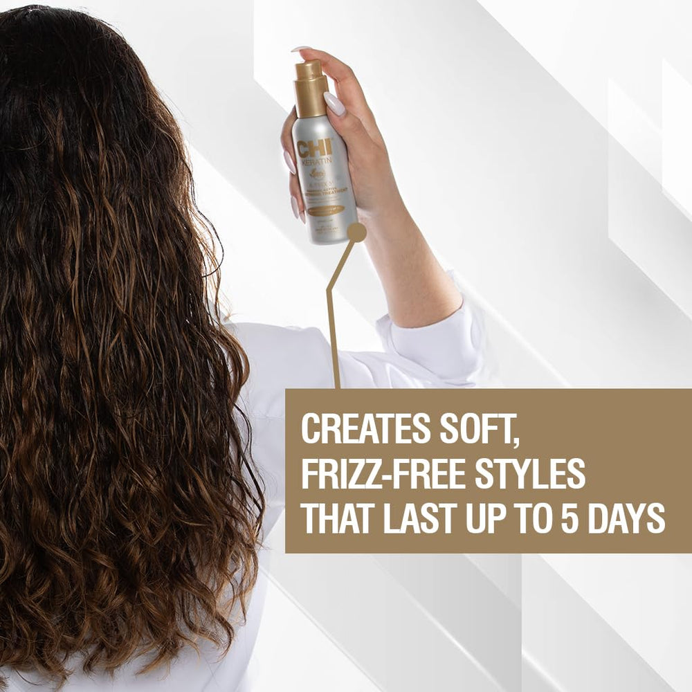 Keratin K-Trix 5 Smoothing Treatment, Hair Serum For Creating Smooth, Frizz-Free Styles That Last, Sulfate, Paraben, & Cruelty-Free, 3.92 Oz