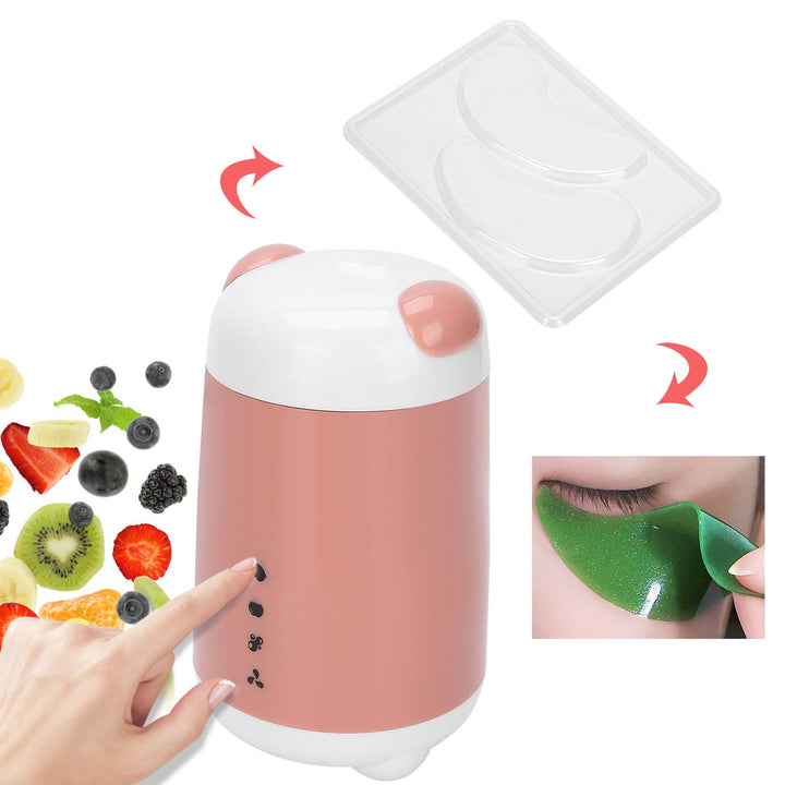 Mask Plates, Face Mask Machine DIY Facial Mask Maker Face Cream Making Patch Tray Plate Set DIY Eye Mask Portable Reusable Eye Mask Patch Tray Plate Set 25pcs