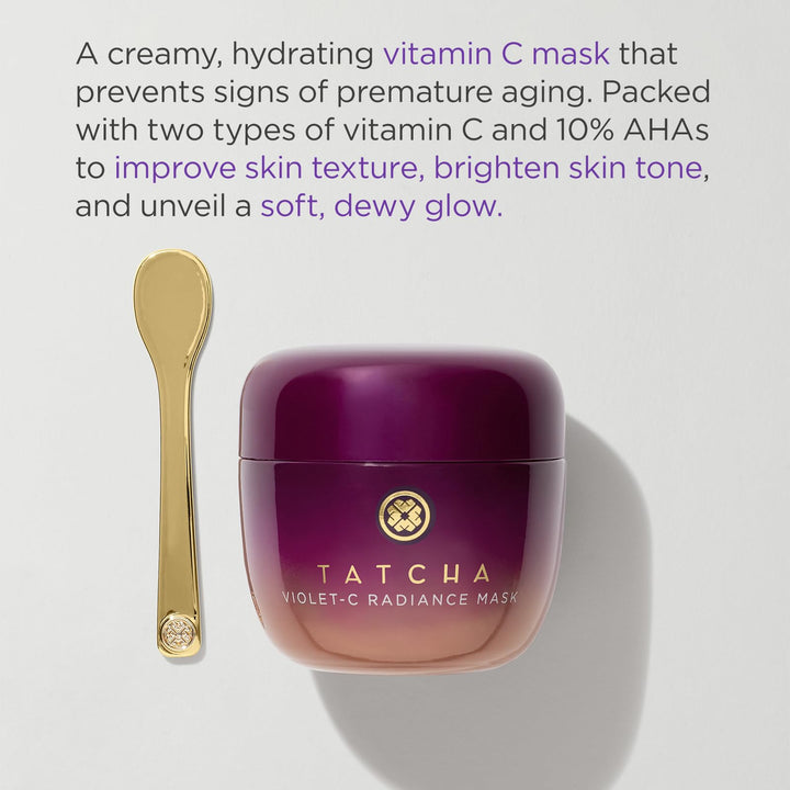 The Violet-C Radiance Mask: Creamy Firming Mask with Vitamin C for Soft, Glowing Skin (50 ml / 1.7 oz)