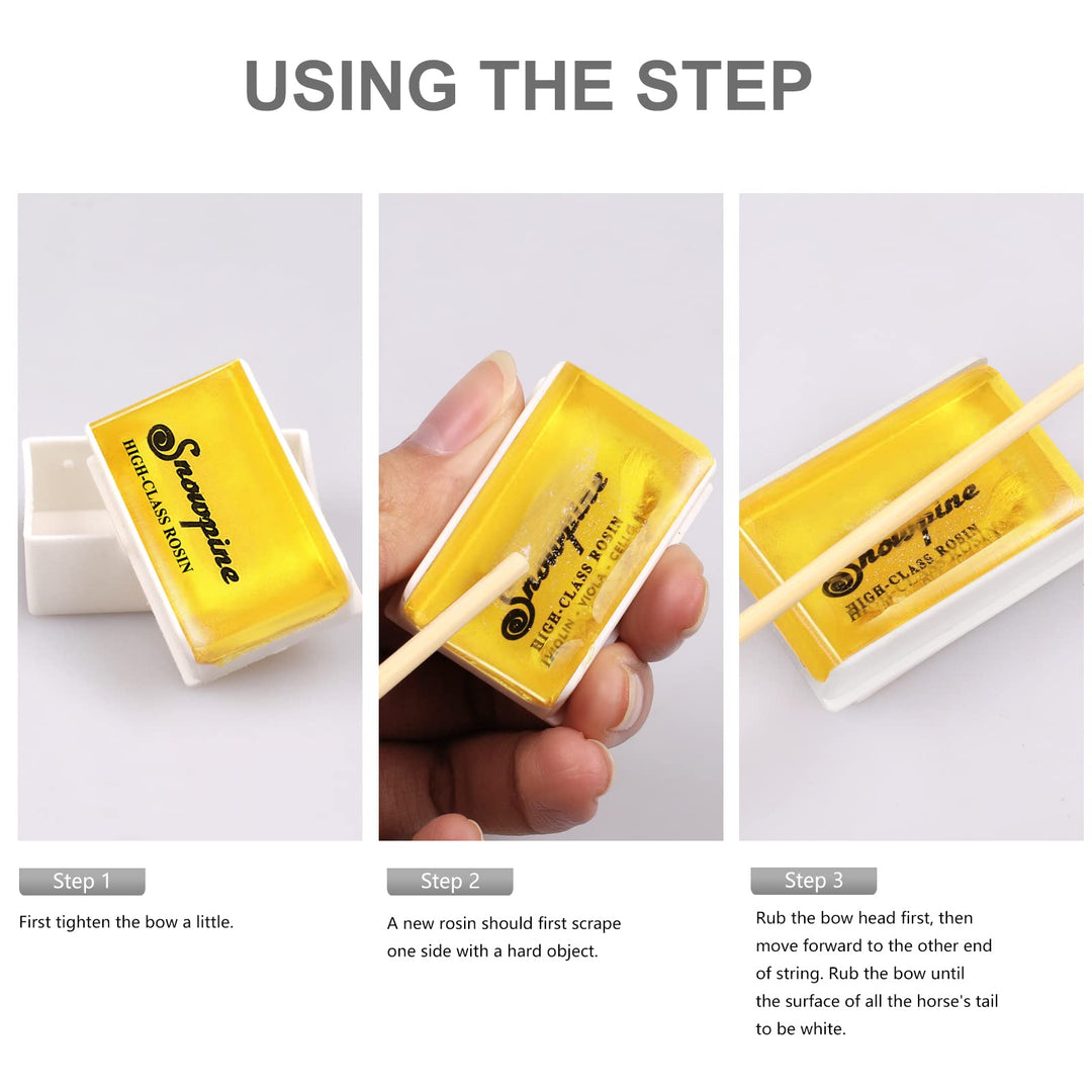 2 Pack Violin Rosin, Light Low Dust Rosin, Rosin for Violin Bow, Rosin Violin for Violin Viola Cello Bowed String